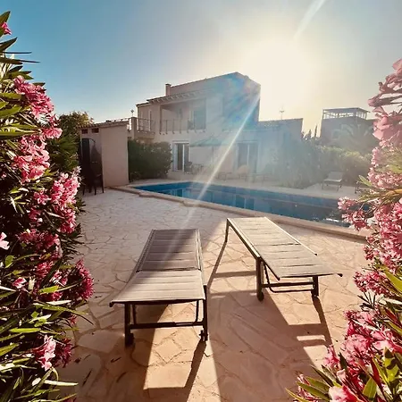 Casa Luz Solar - Schoene In Strandnaehe, Privatpool, Klimaanlage, Wifi Santanyi