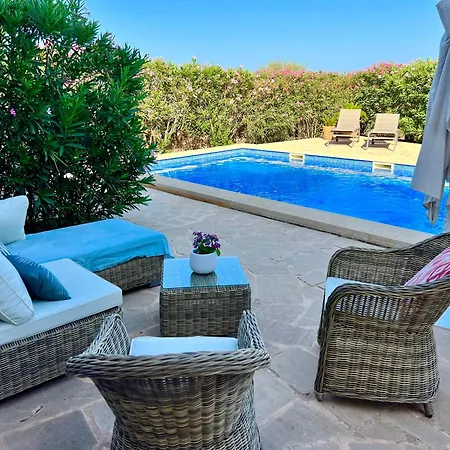 Nyaraló Casa Luz Solar - Schoene In Strandnaehe, Privatpool, Klimaanlage, Wifi Santanyi